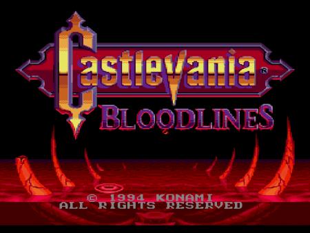 :  (Castlevania: Bloodlines The New Generation)   (16 bit) 