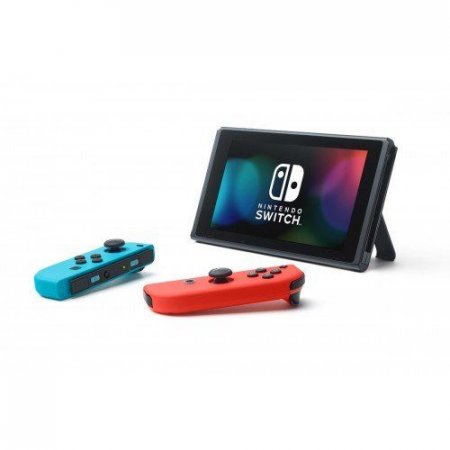   Nintendo Switch Neon Red/Neon Blue (-) +  FIFA 2019