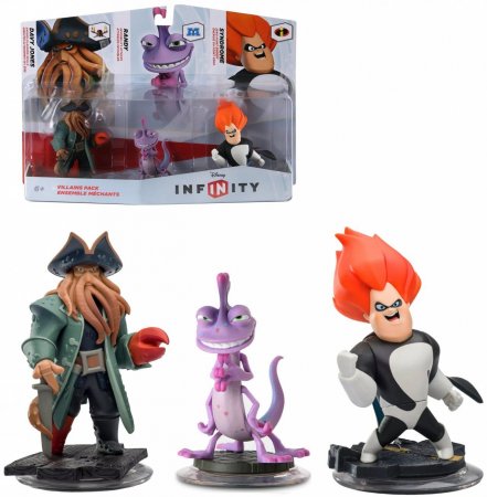 Disney. Infinity 1.0  3   (Villains Pack)   (Davy Jones),  (Randy),  (Syndrome)