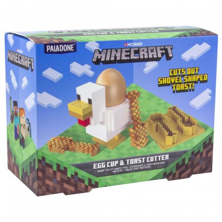    Paladone:  (Minecraft)          (Chicken Egg Cup and Toast Cutter) (PP6732MCF)