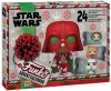 Набор подарочный Funko Advent Calendar: 24 Фигурки (24 Figures) Звездные войны Праздник 2022 (Star Wars Holiday 2022) (62090) 4,5 см