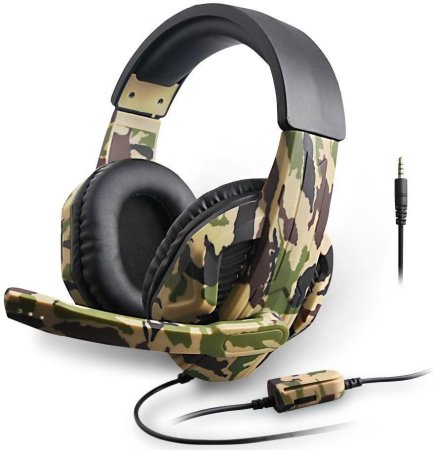 Гарнитура проводная OIVO (IV-X1012) (Camouflage) Камуфляж (PS4/Xbox One/Хbox 360/PC/Switch)