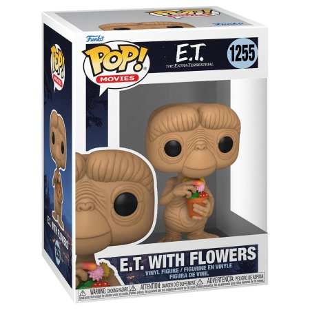фигурки Фигурка Funko POP! Movies: Инопланетянин с цветами (E.T. with Flowers) Инопланетянин 40 лет (E.T. The Extra-Terrestrial 40th) (63992) 9,5 см