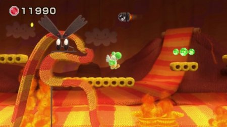 Yoshi's Woolly World + Amiibo:      (Green Yarn Yoshi) (Wii U)