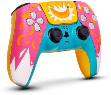 Геймпад беспроводной (кастомизированный) Sony DualSense Wireless Controller (Banana shake) Оригинал RAINBO (PS5)