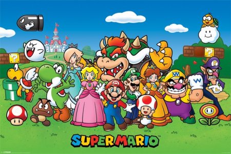   Maxi Pyramid:   (Characters)   (Super Mario) (PP33493) 91 