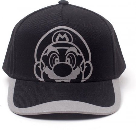  Difuzed: Nintendo: Super Mario Reflective Print Curved Bill Cap (-/ )   