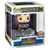 фигурки Фигурка Funko POP! Deluxe Bobble: Звёздный Лорд (Star-Lord (Exc)) Марвел: Мстители: Война бесконечности - Корабль Стражей Галактики (Marvel Avengers: Infinity War - Guardians Ship) (63207) 15 см