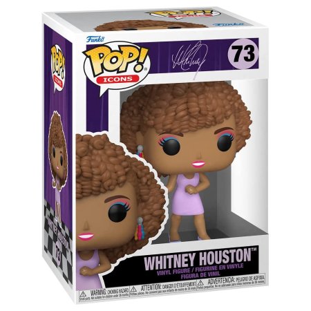 фигурки Фигурка Funko POP! Icons: Уитни Хьюстон (Whitney Houston) Я хочу с кем-нибудь потанцевать (IWDWS: I Wanna Dance with Somebody) ((73) 60932) 9,5 см