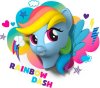 Светильник 3D 3DLightFX: Май Литл Пони: Рейнбоу Дэш (My Little Pony: Rainbow Dash)