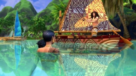 Игра The Sims 4 + Дополнение The Sims 4: Жизнь на острове (Island Living) (PS4) Playstation 4