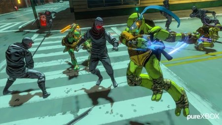 TMNT Teenage Mutant Ninja Turtles (Черепашки Ниндзя): Mutants in Manhattan (Xbox 360) USED Б/У