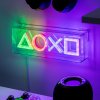  Светильник Paladone: ЛЕД Неон Подсветка (LED Neon Light) Плейстейшн (Playstation) Прозрачный (PP12716PS) 30 см