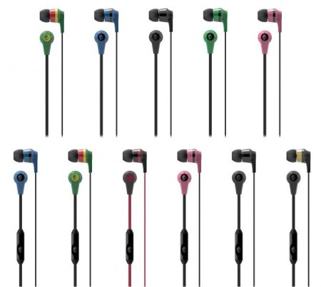 Гарнитура SKULLCANDY Ink'd 2.0, Grn/Blk/Lime (PC) 