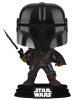 Фигурка Funko POP! Bobble: Мандалорец с Темным мечом (Mandalorian with Darksaber (GW/MT) (Exc)) Звездные Войны Мандалорец (Star Wars Mandalorian) (58797) 9,5 см