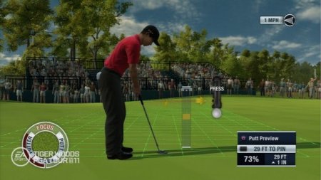   Tiger Woods PGA Tour 11   PlayStation Move (PS3) USED /  Sony Playstation 3