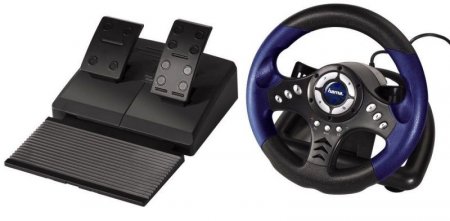  HAMA Racing Wheel Thunder V18 (PS2)  Sony PS2