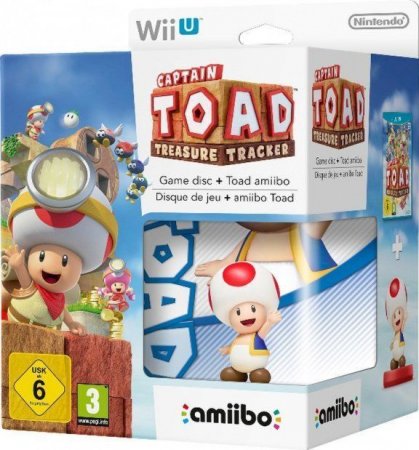 Captain Toad Treasure Tracker + Amiibo:    (Toad) (Super Mario Collection) (Wii U)