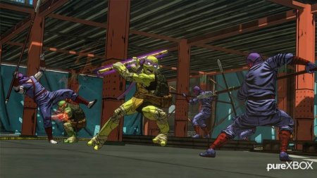 TMNT Teenage Mutant Ninja Turtles (Черепашки Ниндзя): Mutants in Manhattan (Xbox 360) USED Б/У