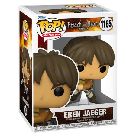 фигурки Фигурка Funko POP! Animation: Эрен Йегер (Eren Yeager) Атака Титанов Сезон 4 (Attack On Titan Season 4) (57980) 9,5 см