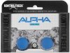 Накладки на стики для геймпада KontrolFreek ALPHA \ 24 (2 шт) Синие (PS4)