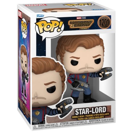 Фигурка Funko POP! Bobble: Звёздный Лорд (Star-Lord) Марвел: Стражи Галактики 3 (Marvel: Guardians Of The Galaxy 3) ((1201) 67508) 9,5 см
