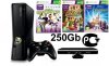 Игровая приставка Microsoft Xbox 360 Slim 250Gb Rus + Kinect Сенсор движений + Kinect Adventures + Disneyland Adventures + Kinect Sports