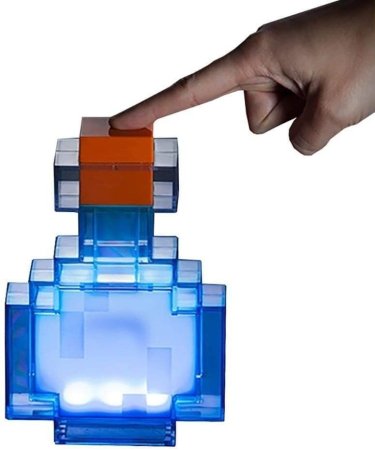  Светодиодная лампа ThinkGeek: Майнкрафт (Minecraft) Зелье (Potion Bottle) 17,5 см