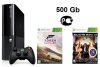 Игровая приставка Microsoft Xbox 360 Slim E 500Gb Rus Black + Forza Horizon 2 + Saints Row 4 (IV) Полное издание