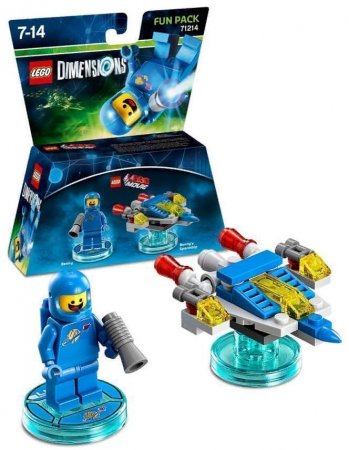   Lego Dimensions: Level Pack The Simpsons (Homer's Car, Homer, Taunt-o-Vision) + Fun Pack Lego Movie (Benny, Benny's Spaceship)
