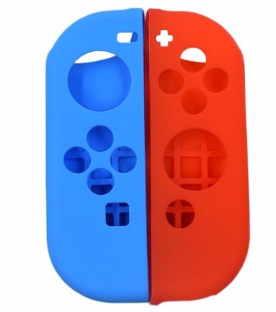 Силиконовый чехол для Joy-Con сине-красный OIVO (IV-SW005) (Switch)