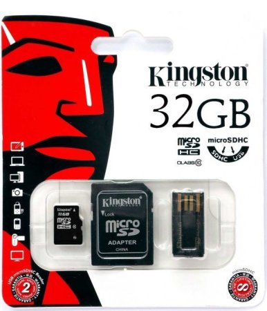 MicroSD Карта памяти 32GB Kingston Mobility Kit Class 10 (PC)