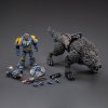 Набор из двух фигурок JoyToy: Кавалерия Громовых Волков Фроде 1:18 (Thunderwolf Cavalry Frode 1:18) Вархаммер 40K Космические Волки (Warhammer 40K Space Wolves) (JT3099) 33 см Персонажи игр