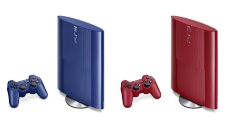 Игровая приставка Sony PlayStation 3 Super Slim (500 Gb) Rus Blue + Дополнительный контроллер синий Sony PS3