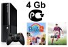 Игровая приставка Microsoft Xbox 360 Slim E 4Gb Rus + Игра Peggle 2 + Игра FIFA 15