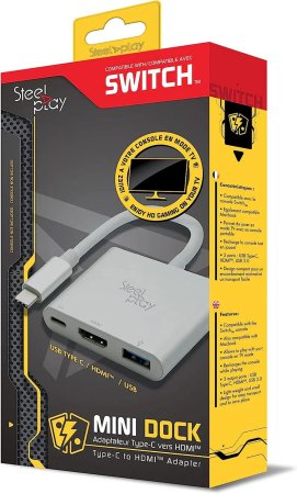 Док-станция SteelPlay Mini Dock Type-C to HDMI Adapter (993222) (Switch)