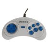Геймпад проводной 8 bit Dendy форма Sega 9 Pin (04-JS) Серый 2 шт (8 bit) для 8 bit, Денди (Dendy)