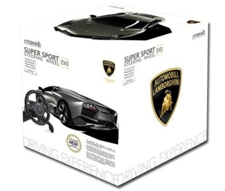 Руль Atomic Super Sport Steering Wheel Evo + переходник PS2 to Xbox 360 (Xbox 360) 
