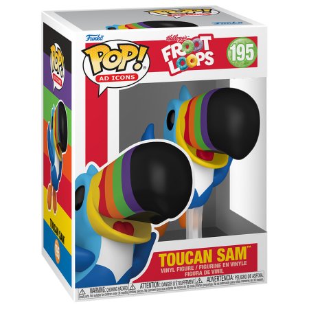 фигурки Фигурка Funko POP! Ad Icons: Тукан Сэм в полете (Toucan Sam Flying) Келлогс (Kelloggs) ((195) 72525) 9,5 см