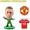 Фигурка футболиста Soccerstarz Андерс Линдегор Манчестер Юнайтед (Anders Lindegaard Man Utd) Home Kit (73038)