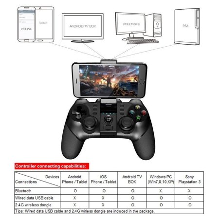 Геймпад беспроводной iPEGA (PG-9076) (Switch/PC/Android/PS3/IOS) 