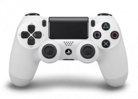    Sony DualShock 4 Wireless Controller Glacier White ()  (PS4) 