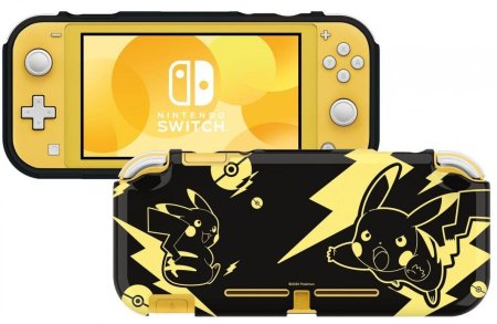 Чехол-сумка Duraflexi Protector (Pikachu Black & Gold) HORI (NS2-076U) (Switch Lite)