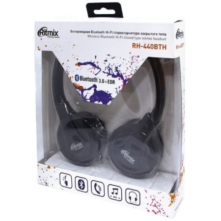 Гарнитура беспроводная RITMIX RH-440BTH (PC) 