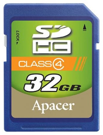 SDXC   32GB Apacer Class 4 (PC) 