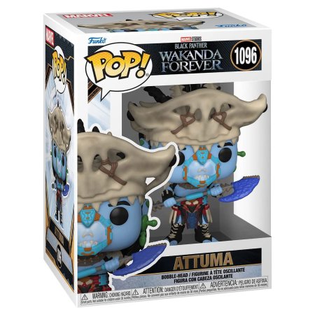 фигурки Фигурка Funko POP! Bobble: Аттума (Attuma) Марвел: Чёрная Пантера - Ваканда навеки (Marvel: Black Panther Wakanda Forever) ((1096) 63940) 9,5 см