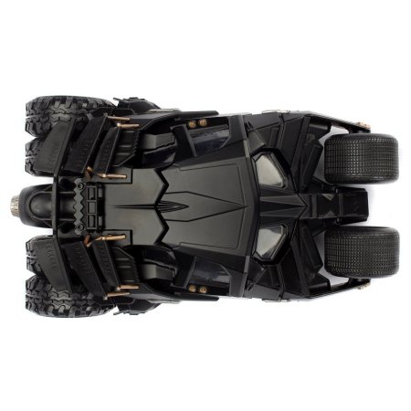 Модель машинки с фигуркой Jada Toys: Бэтмобиль "Темный рыцарь" 2008 (Batmobile Dark Knight 2008) 1:24 + Фигурка Бэтмен (Batman) 7 см (98261) 