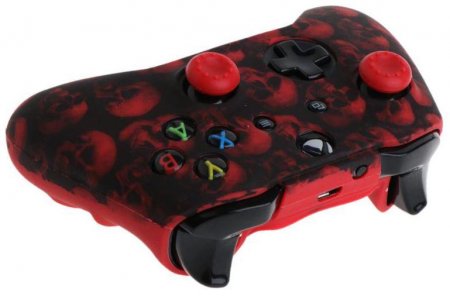    Controller Silicon Case   Microsoft Xbox Wireless Controller Skulls Red ( ) (Xbox One) 