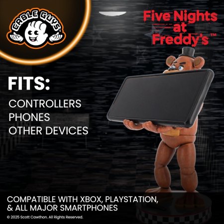 Фигурка подставка для геймпада/телефона Cable Guys: Фредди Фазбер (Freddy Fazbear) Пять ночей у Фредди (Five Nights at Freddy's) (897368) 23 см