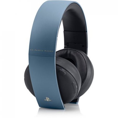    Sony Gold Wireless Stereo Headset 2.0 Limited Edition Gray Blue (PS3) 